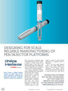 Designing For Scale: Reliable Manufacturing of Pen Injector Platforms