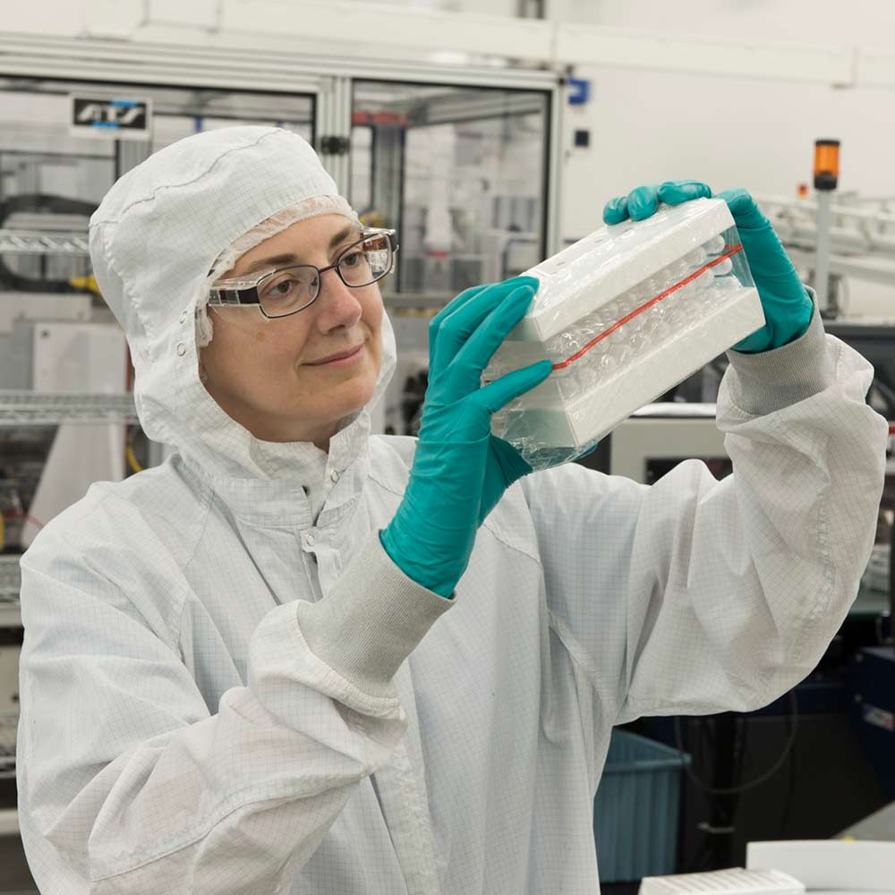 woman working in development lab