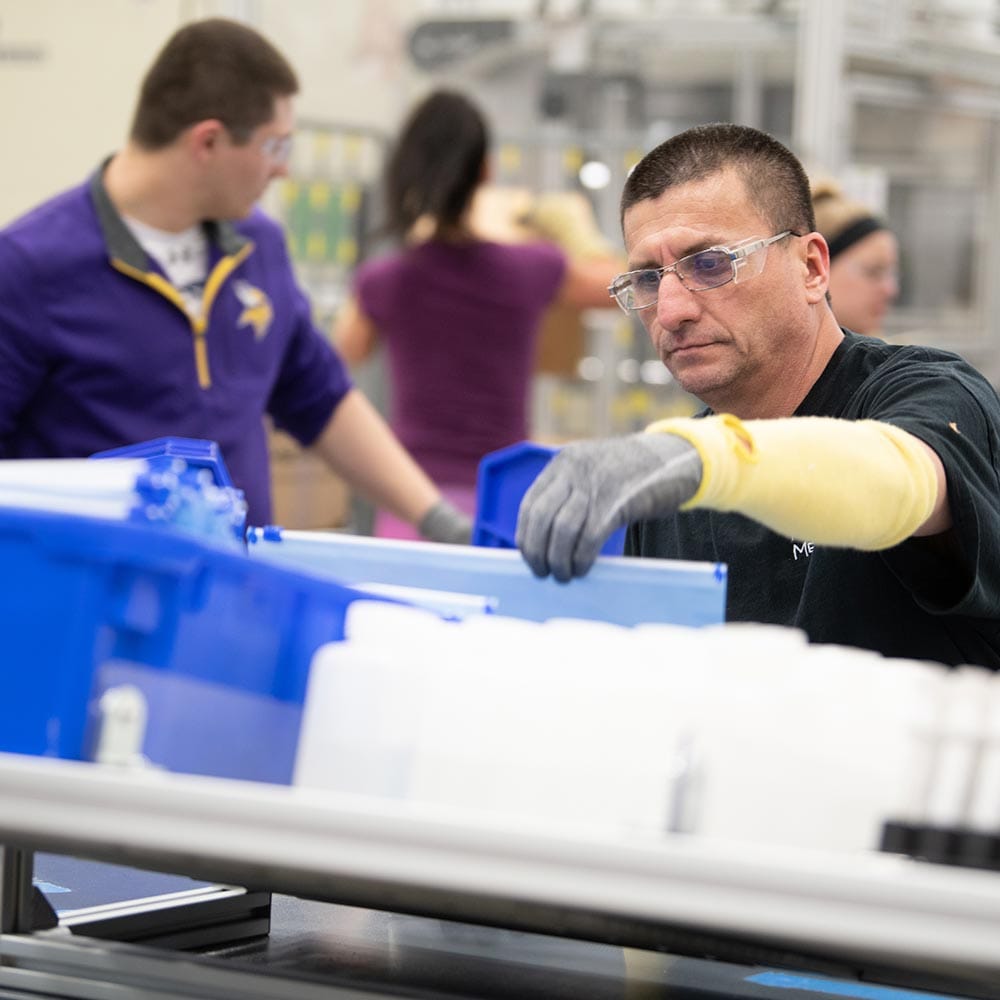 man working in manufacturing facility